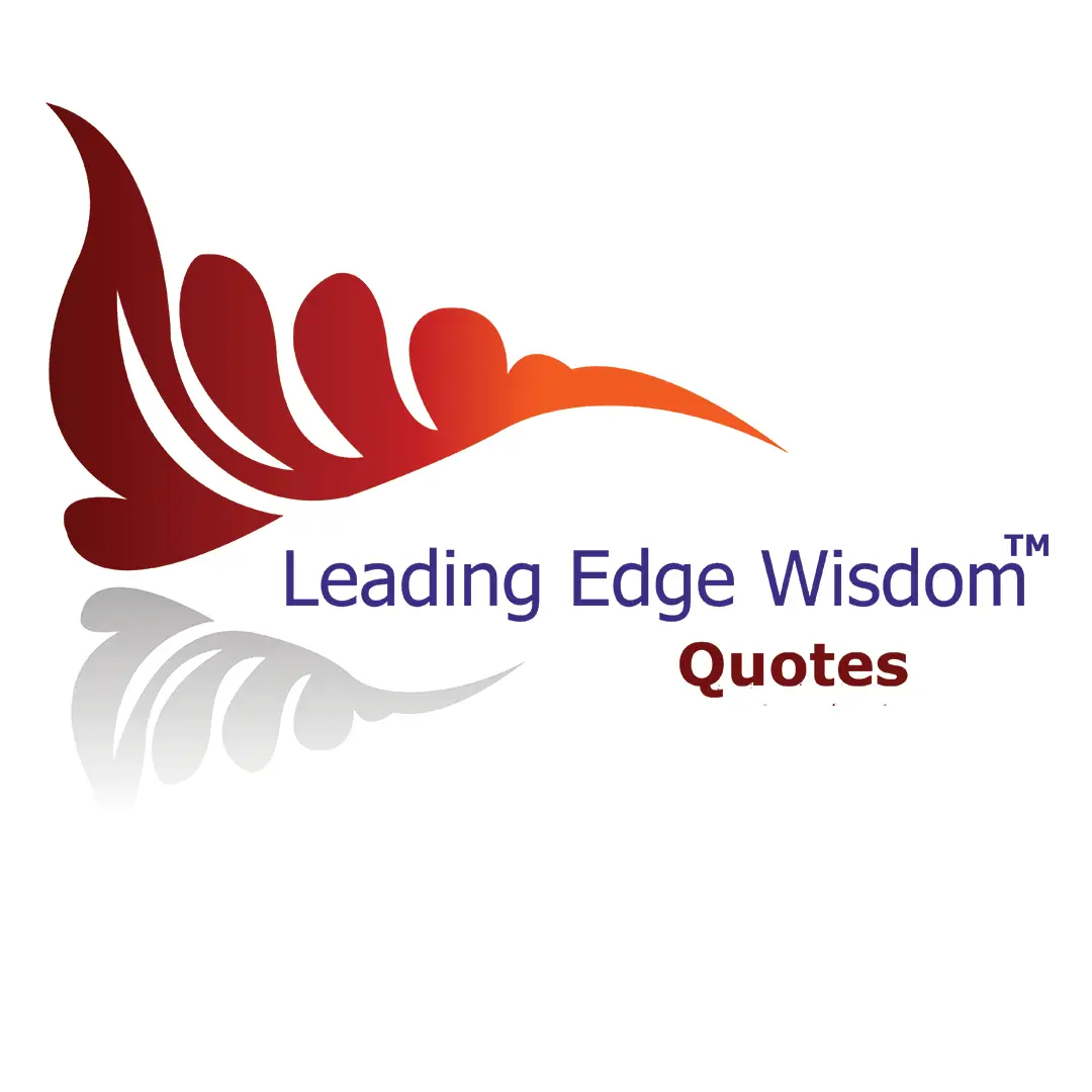Leading Edge Wisdom Quotes logo.